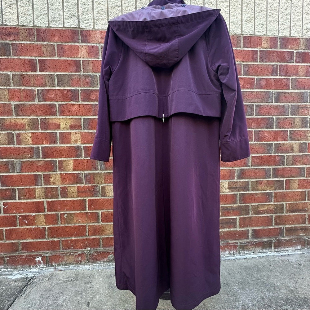 Fleet Street Trench Coat Full Length Maxi Outerwear Detach Liner Cape Hood 10 - Picture 10 of 17